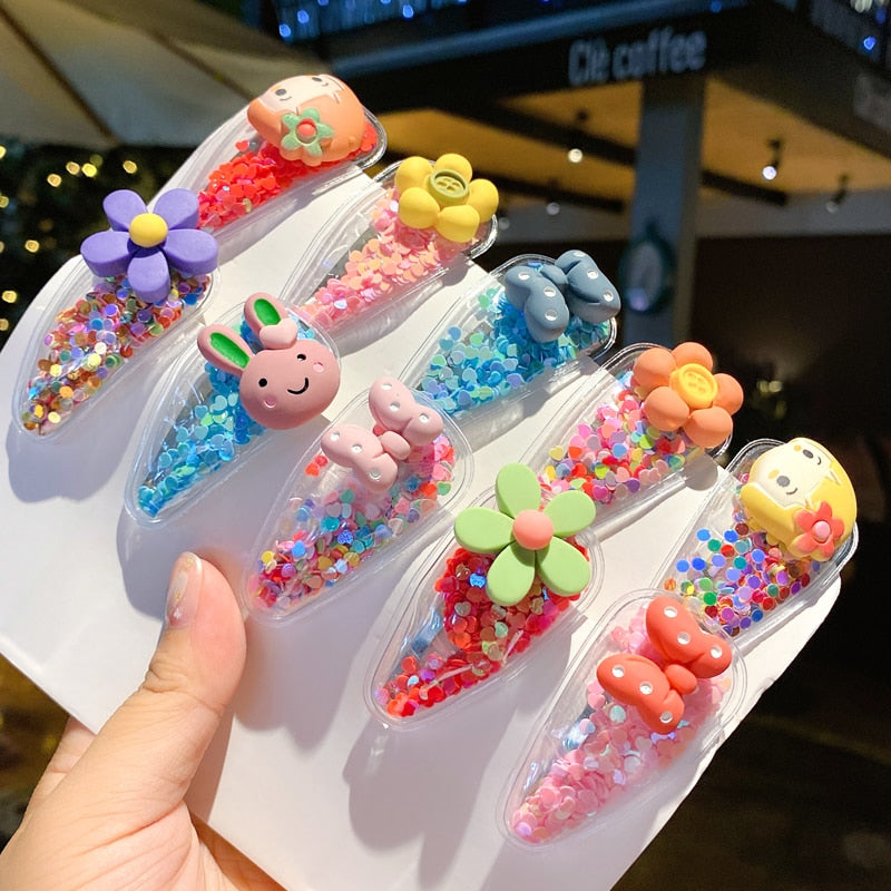 Colorful Cartoon Flower Animal Fruit Hairpins