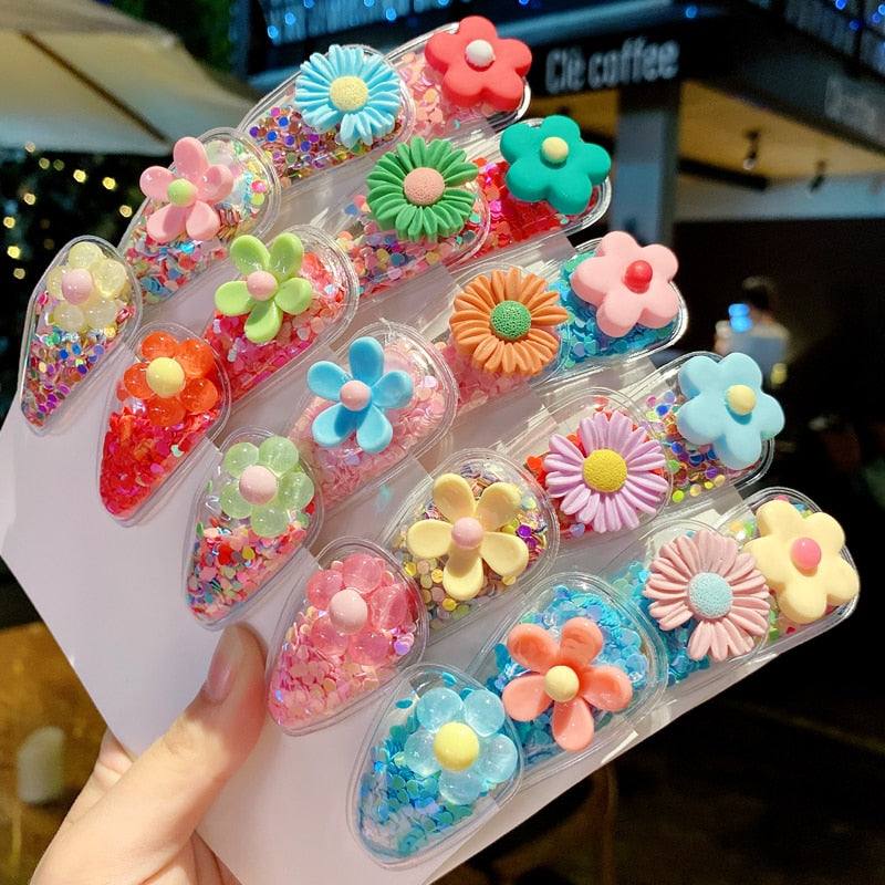 Colorful Cartoon Flower Animal Fruit Hairpins