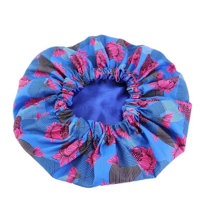 38cm Large African Print Hair Bonnet