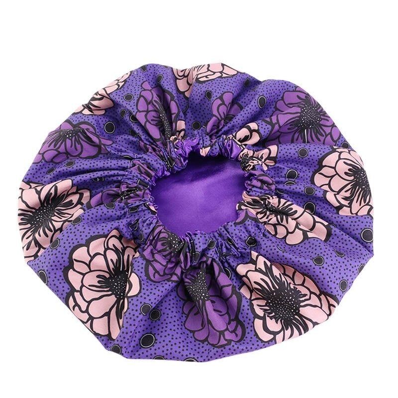 38cm Large African Print Hair Bonnet