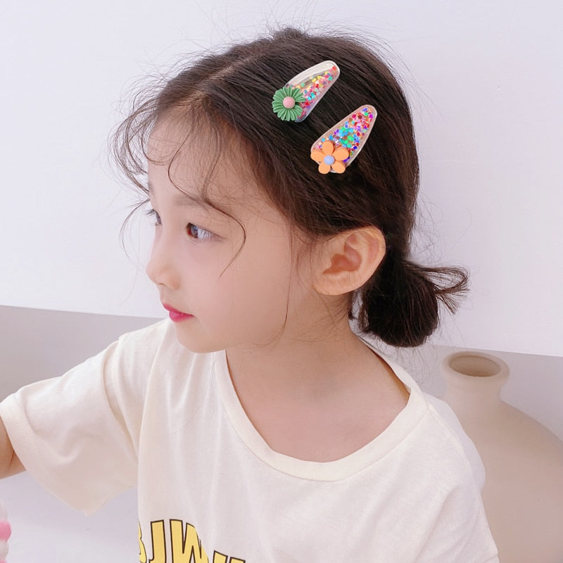 Colorful Cartoon Flower Animal Fruit Hairpins