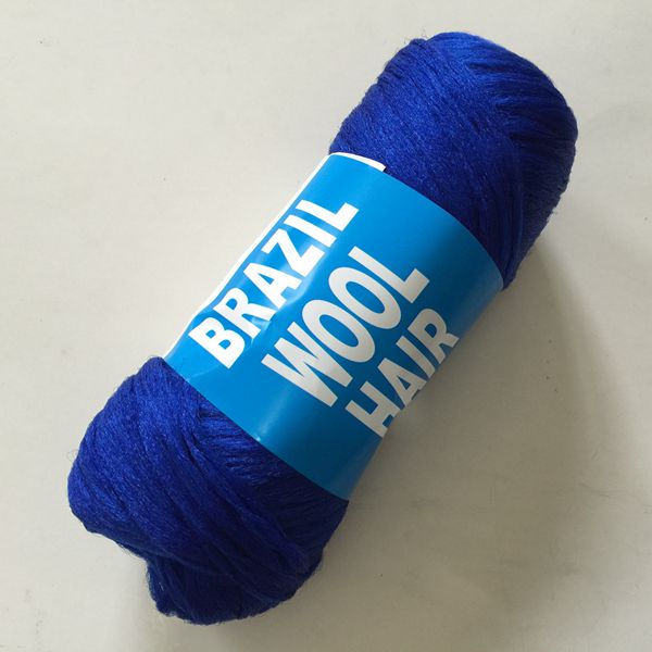 Brazil Wool Synthetic Hair for African Hair Braiding and Fauxloc Making